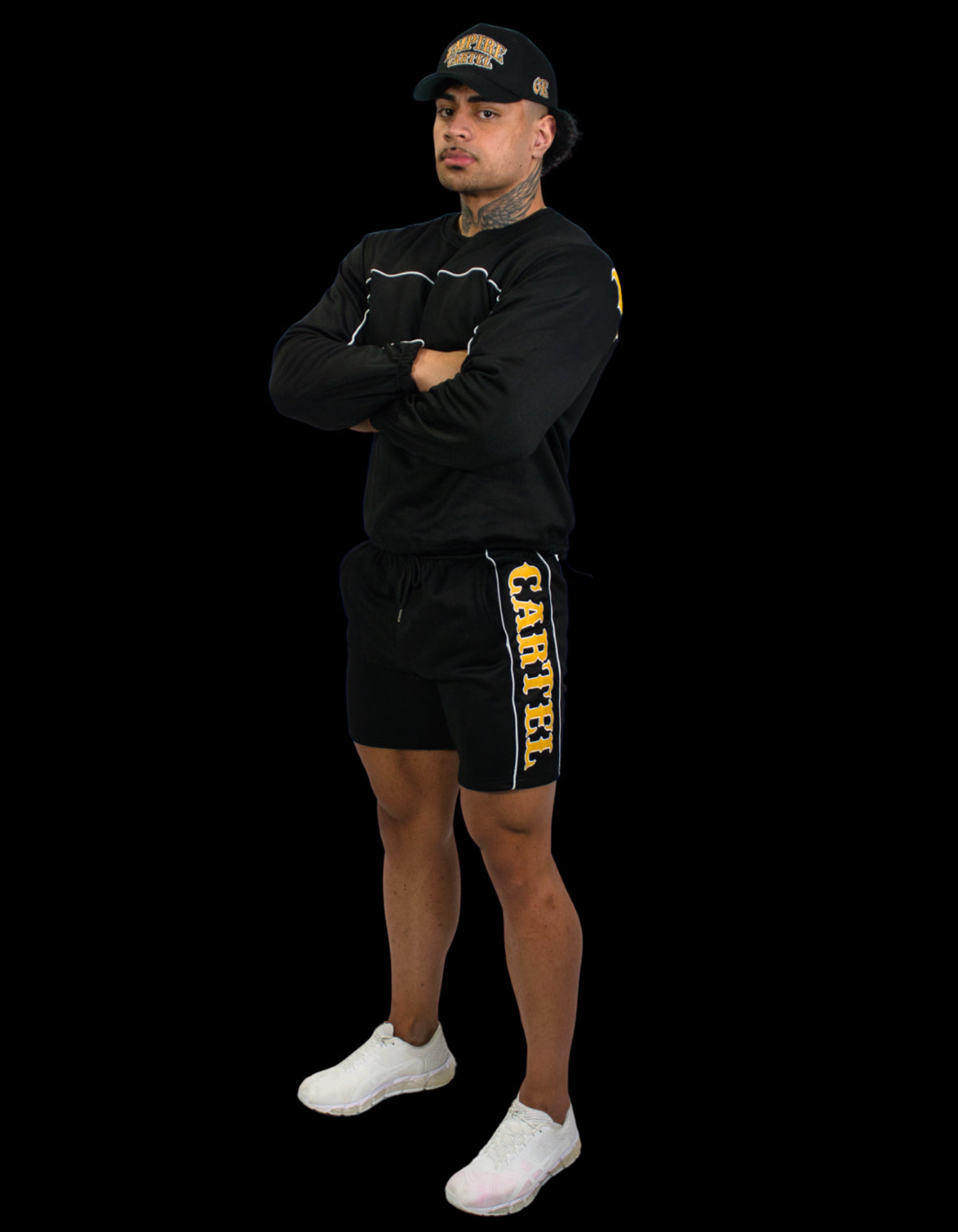 CREWNECK/SHORTS TRACKSUIT SET