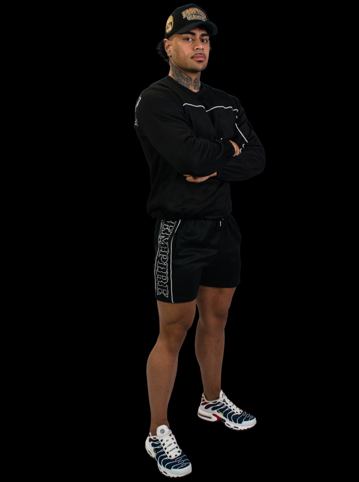 CREWNECK/SHORTS TRACKSUIT SET