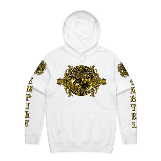 6E WHT N GLD HOODIES
